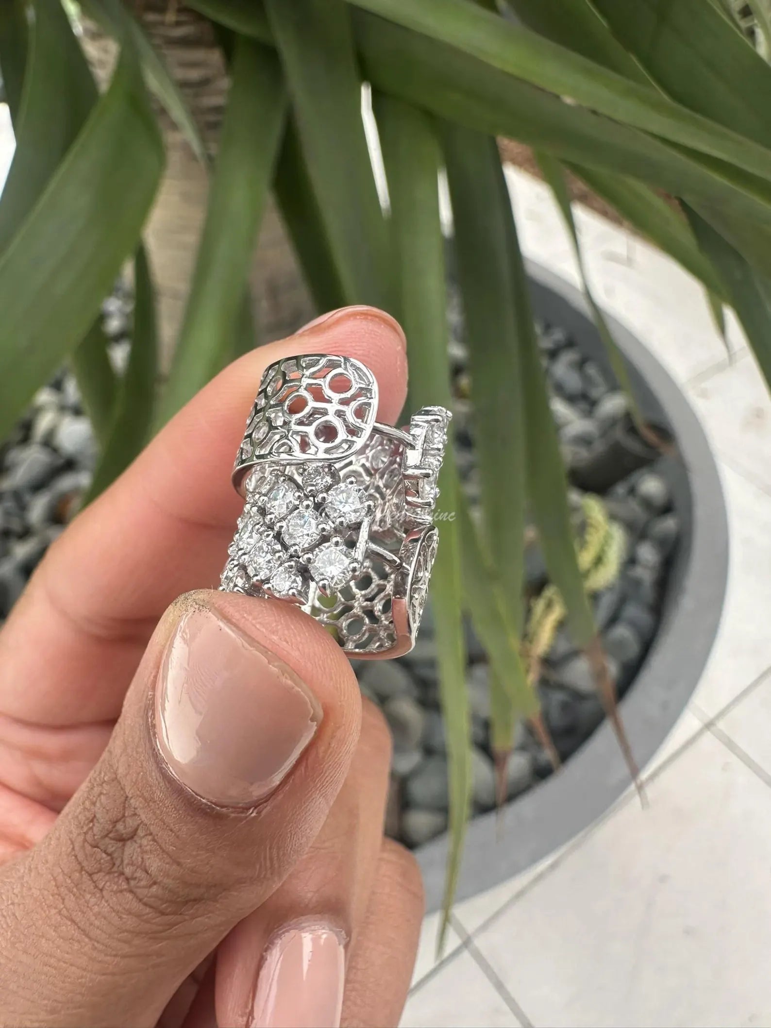 2 Carat Lab Grown Diamond Huggie Earrings