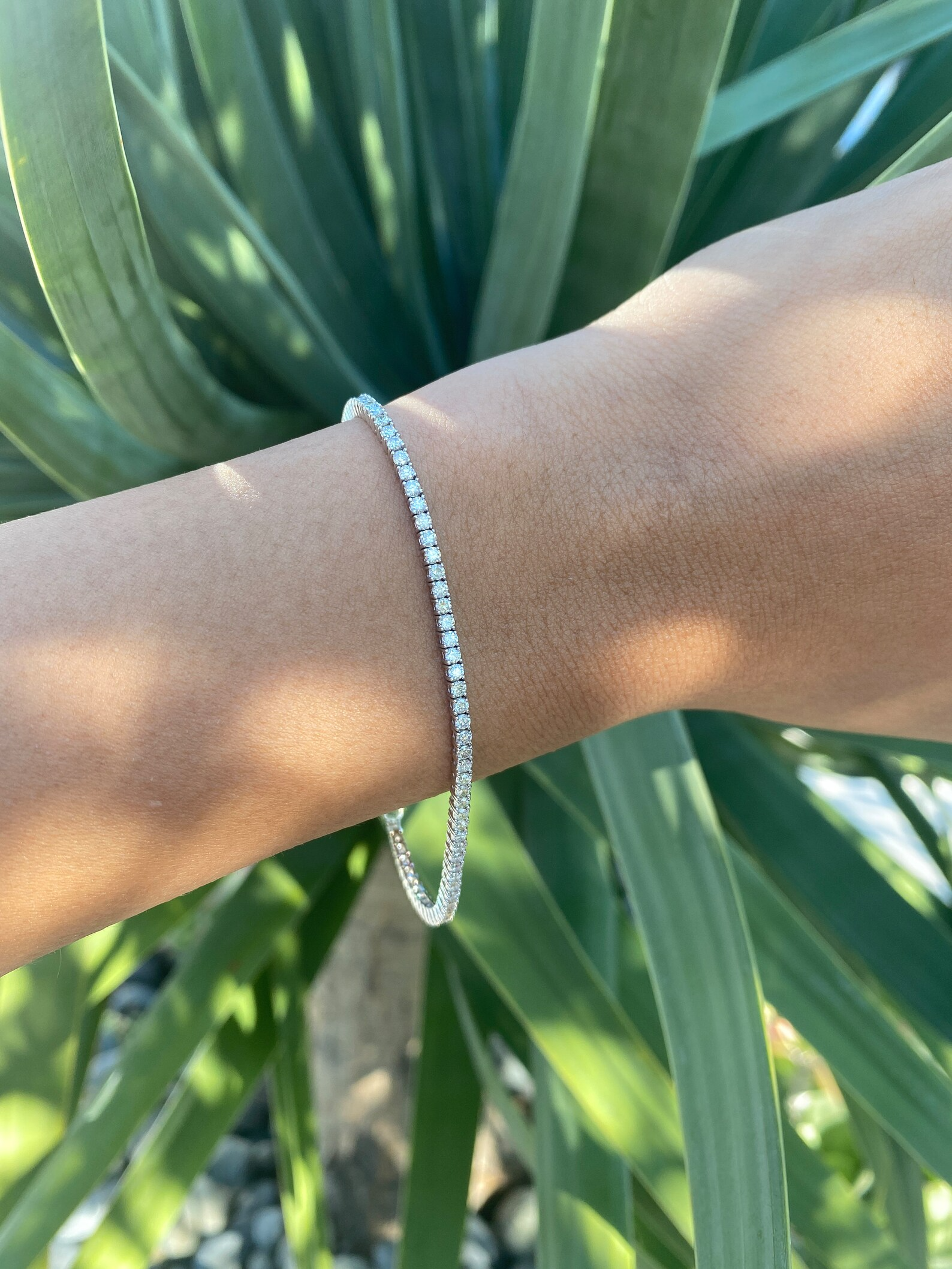2 Carat Round Diamond Tennis Bracelet