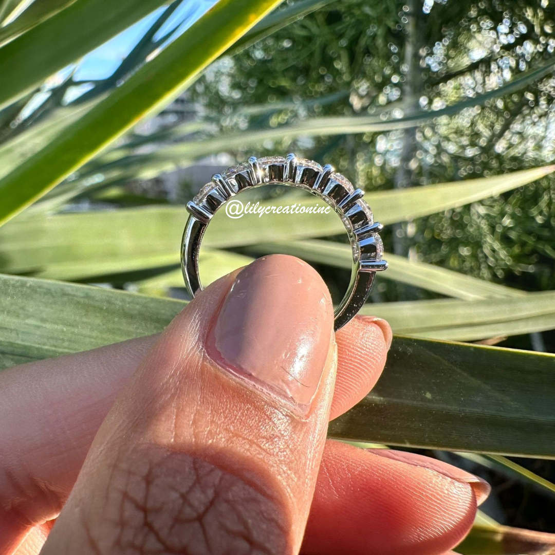 1.5 Carat 7 Stone Diamond Eternity Band