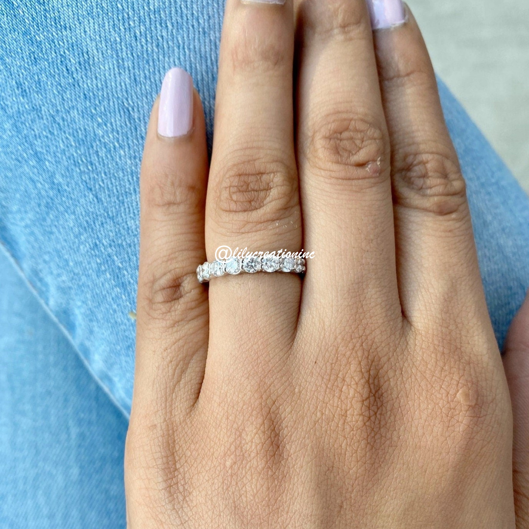 2 Carat Round Diamond Eternity Band