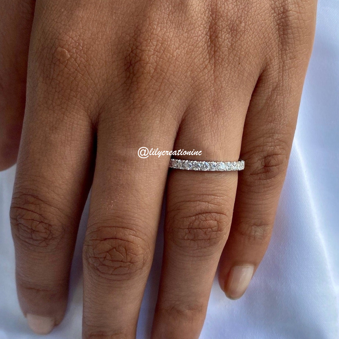 2 Carat Pavé Diamond Eternity Band