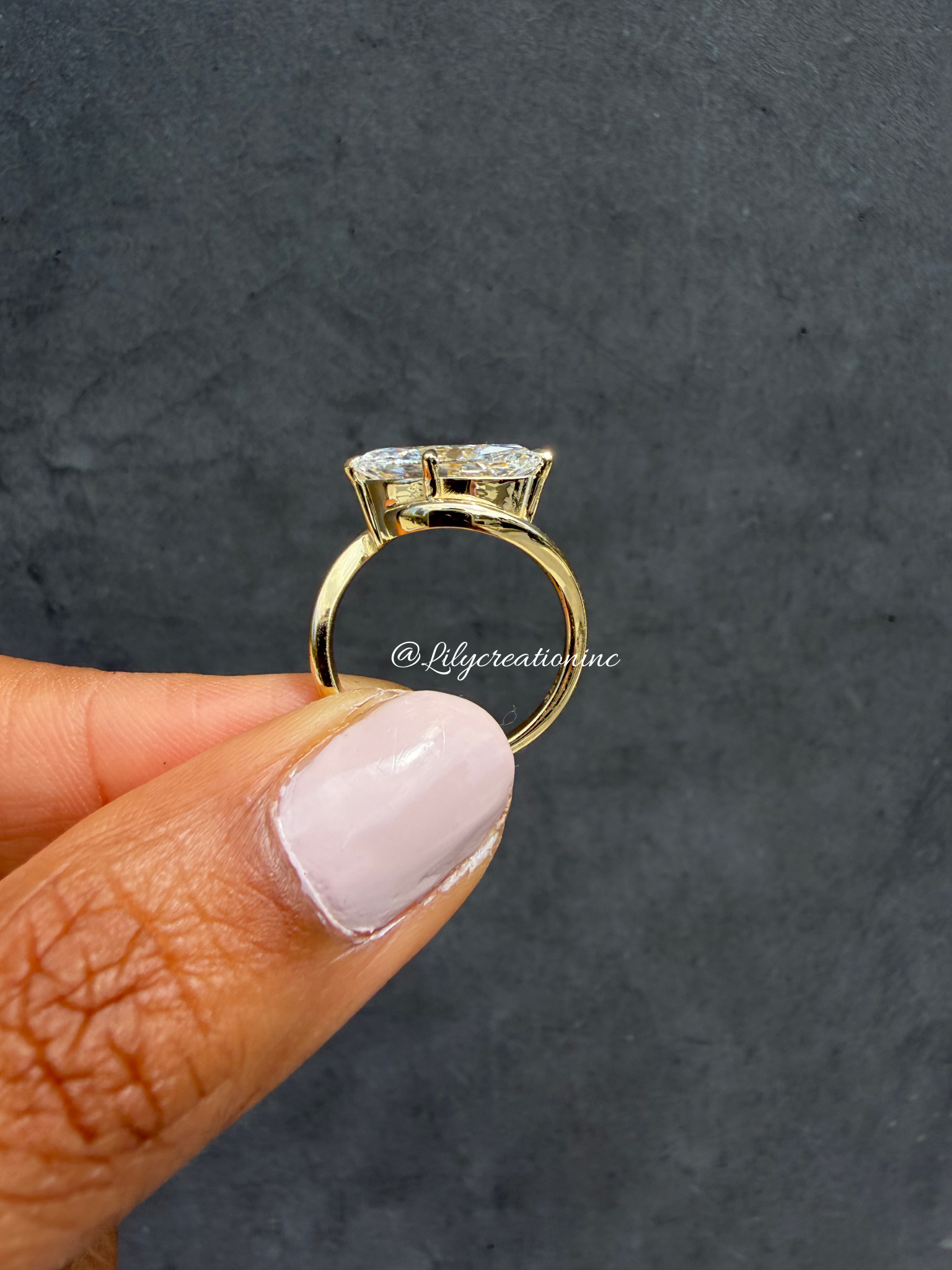 Marquise Solitaire Rapture Lab Grown Diamond Engagement Ring