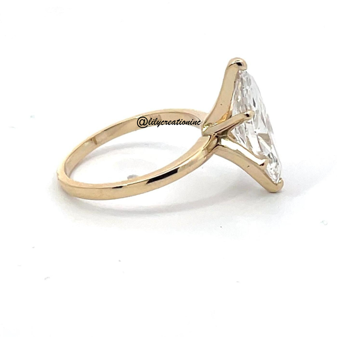 Marquee Diamond Engagement Ring