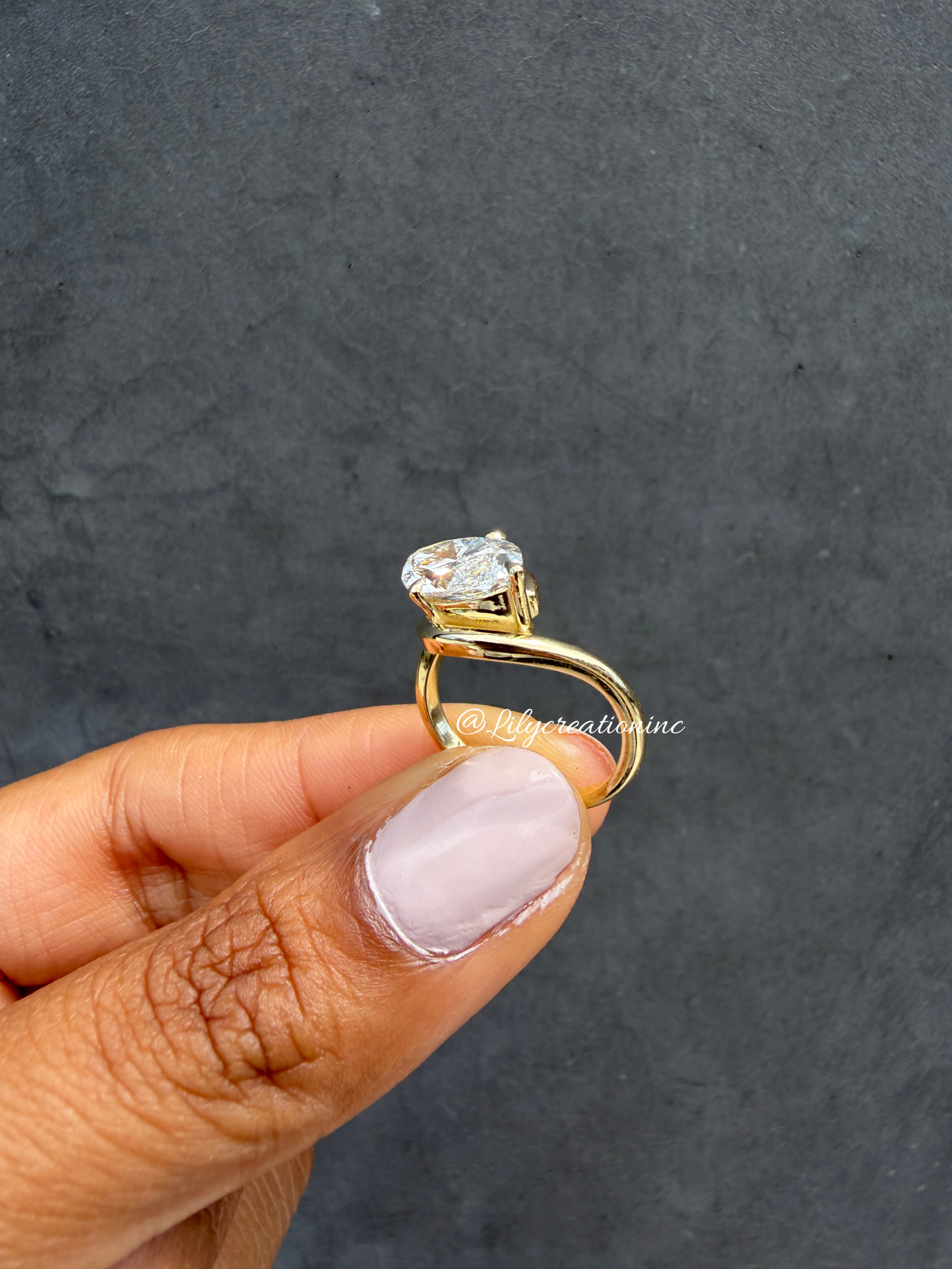 Marquise Solitaire Rapture Lab Grown Diamond Engagement Ring