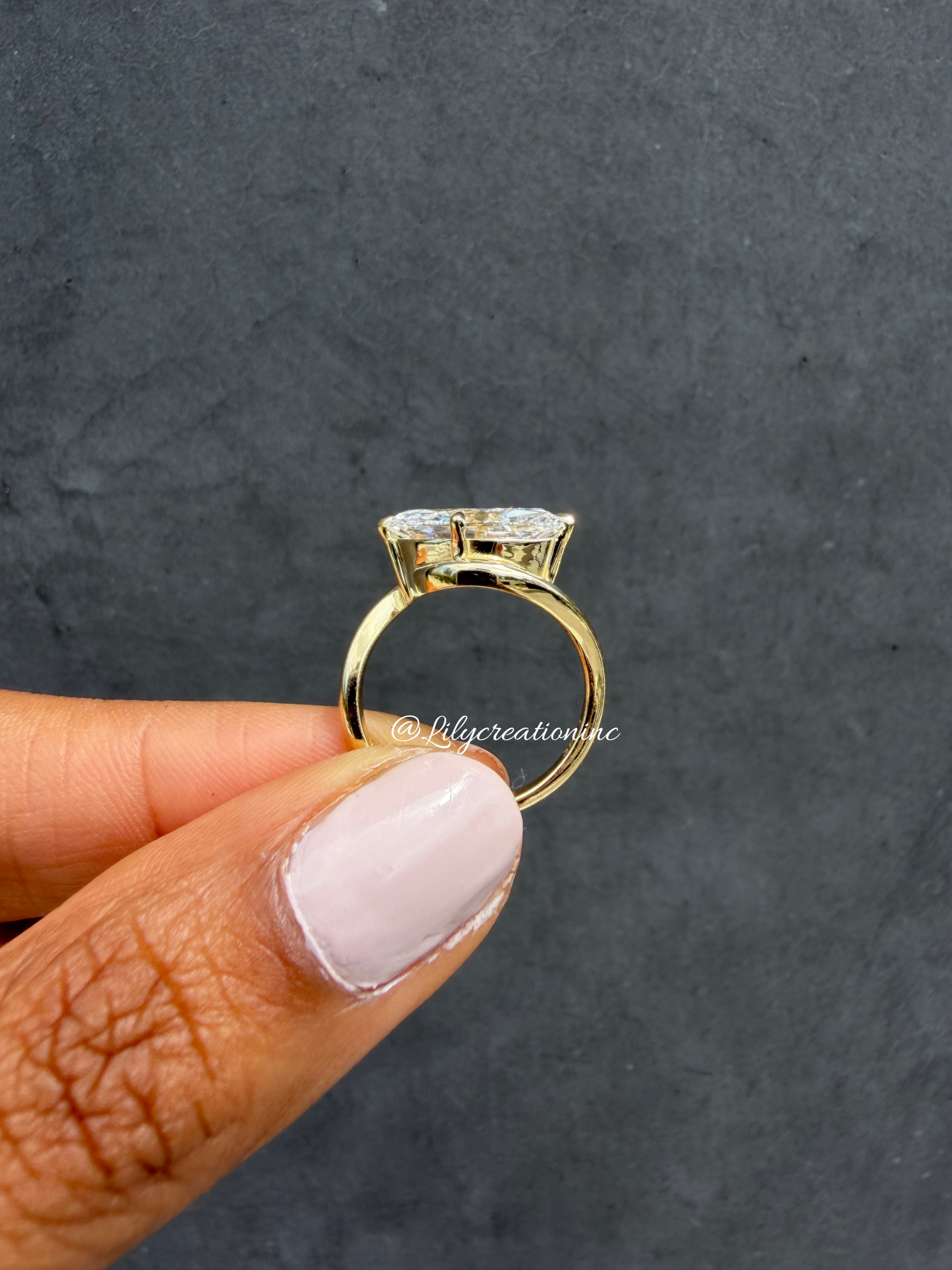 Marquise Solitaire Rapture Lab Grown Diamond Engagement Ring