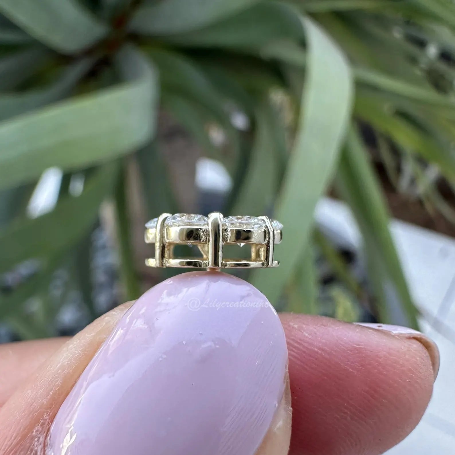 2 Carat Lab Grown Diamond Cluster Earrings