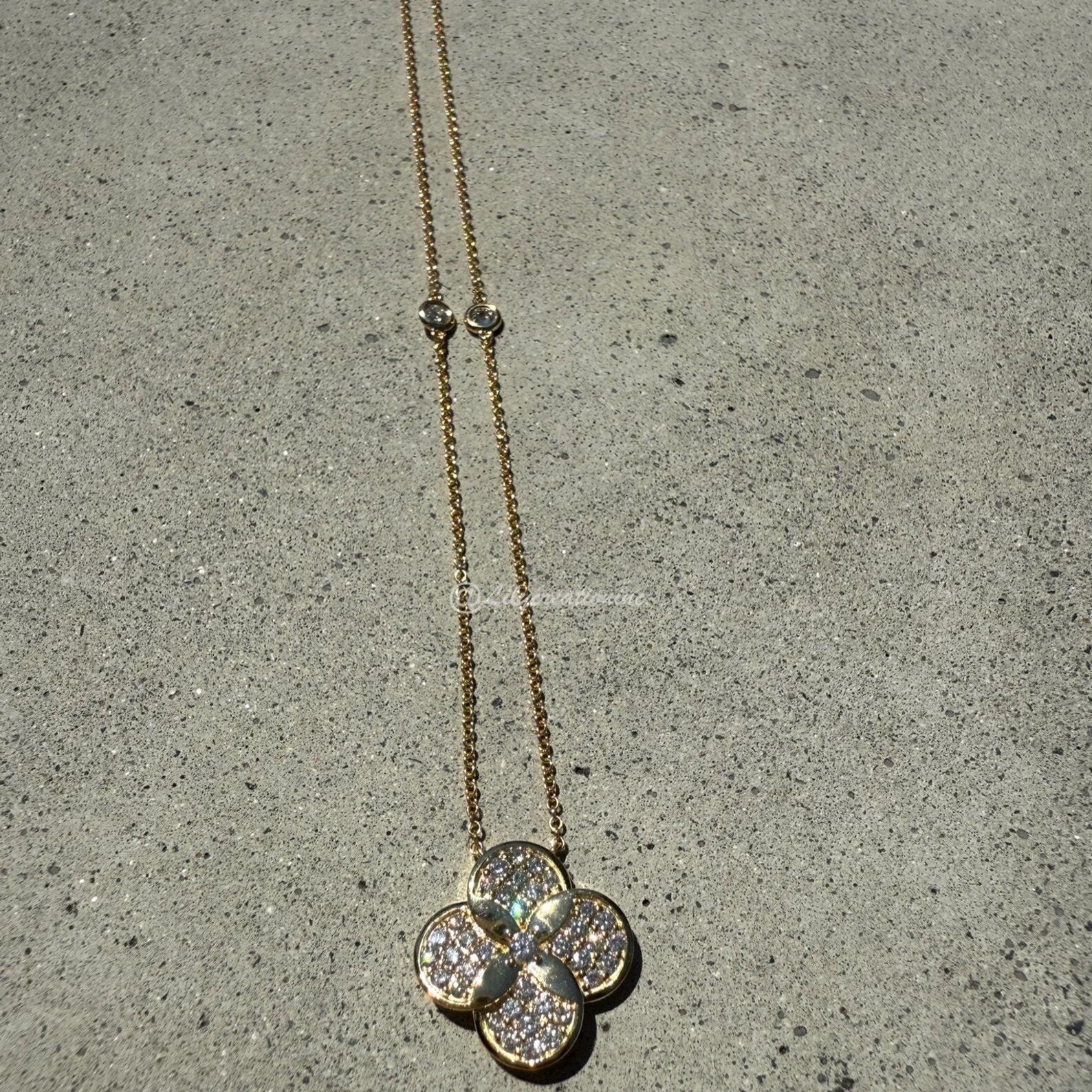 .55 Carat 4 Clover Natural Diamond Pendant