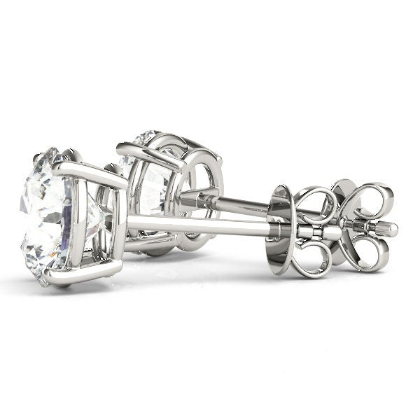6 Carat Diamond Stud Earrings