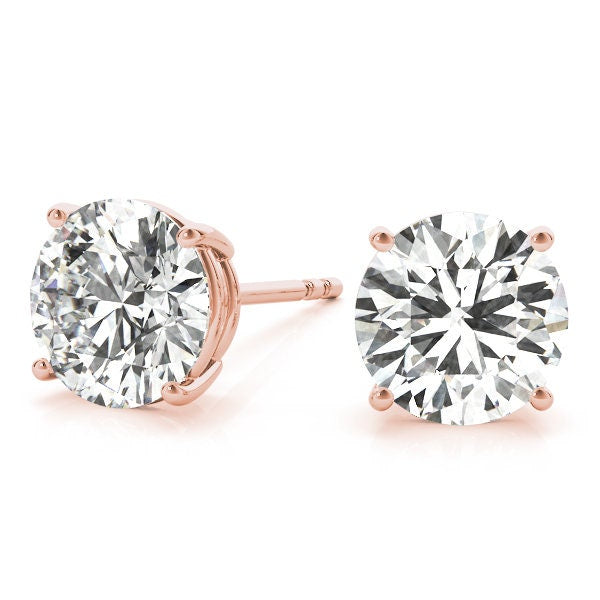 6 Carat Diamond Stud Earrings