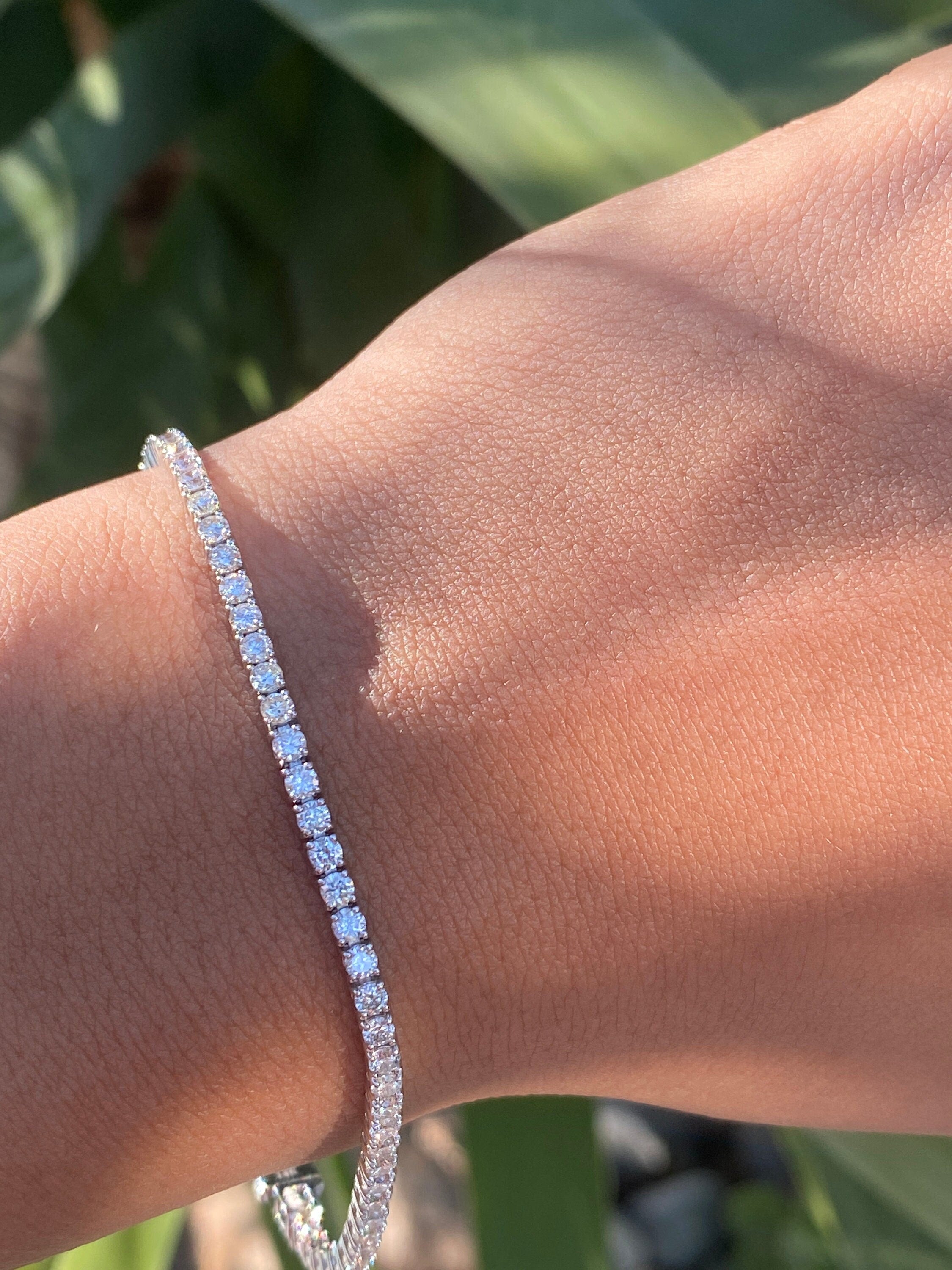 3.5 Carat Round Diamond Tennis Bracelet