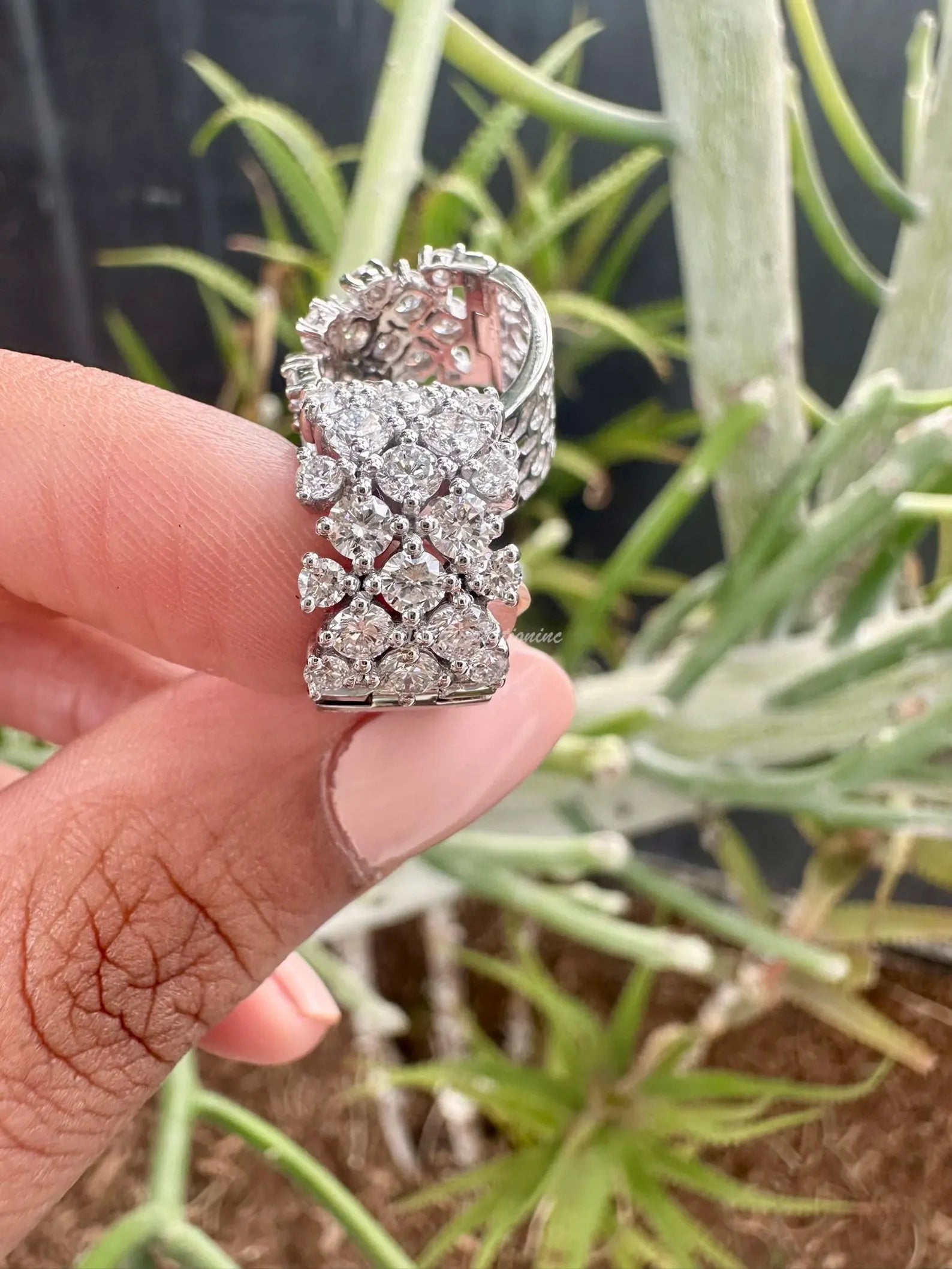 2 Carat Lab Grown Diamond Huggie Earrings