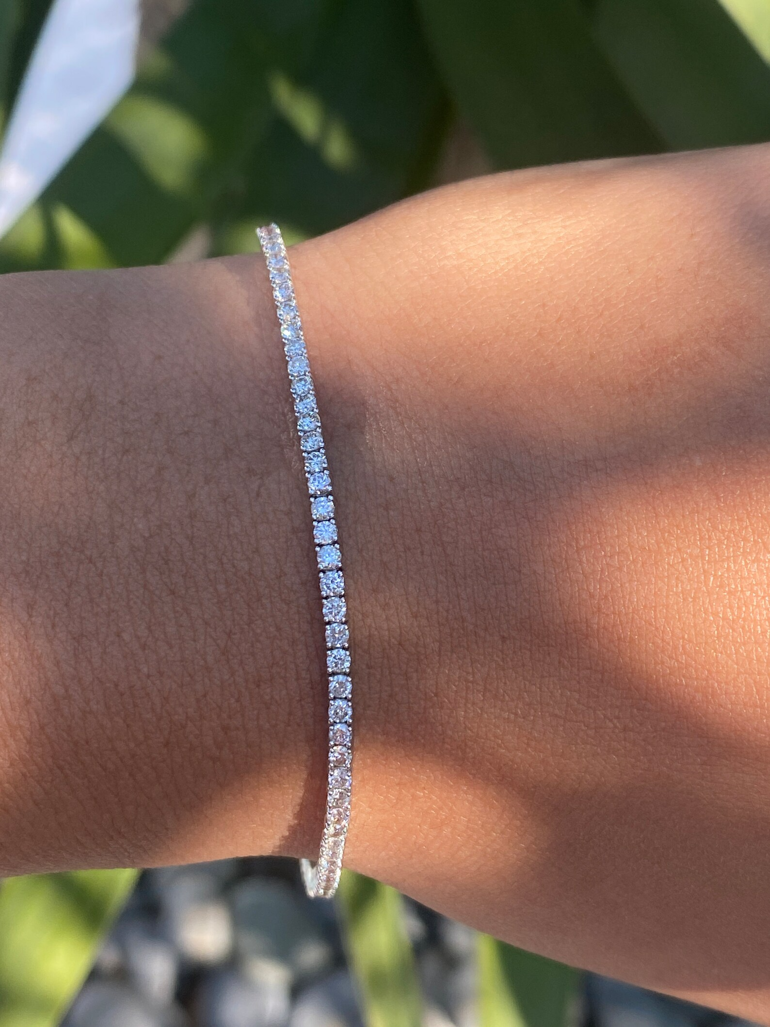 2 Carat Round Diamond Tennis Bracelet