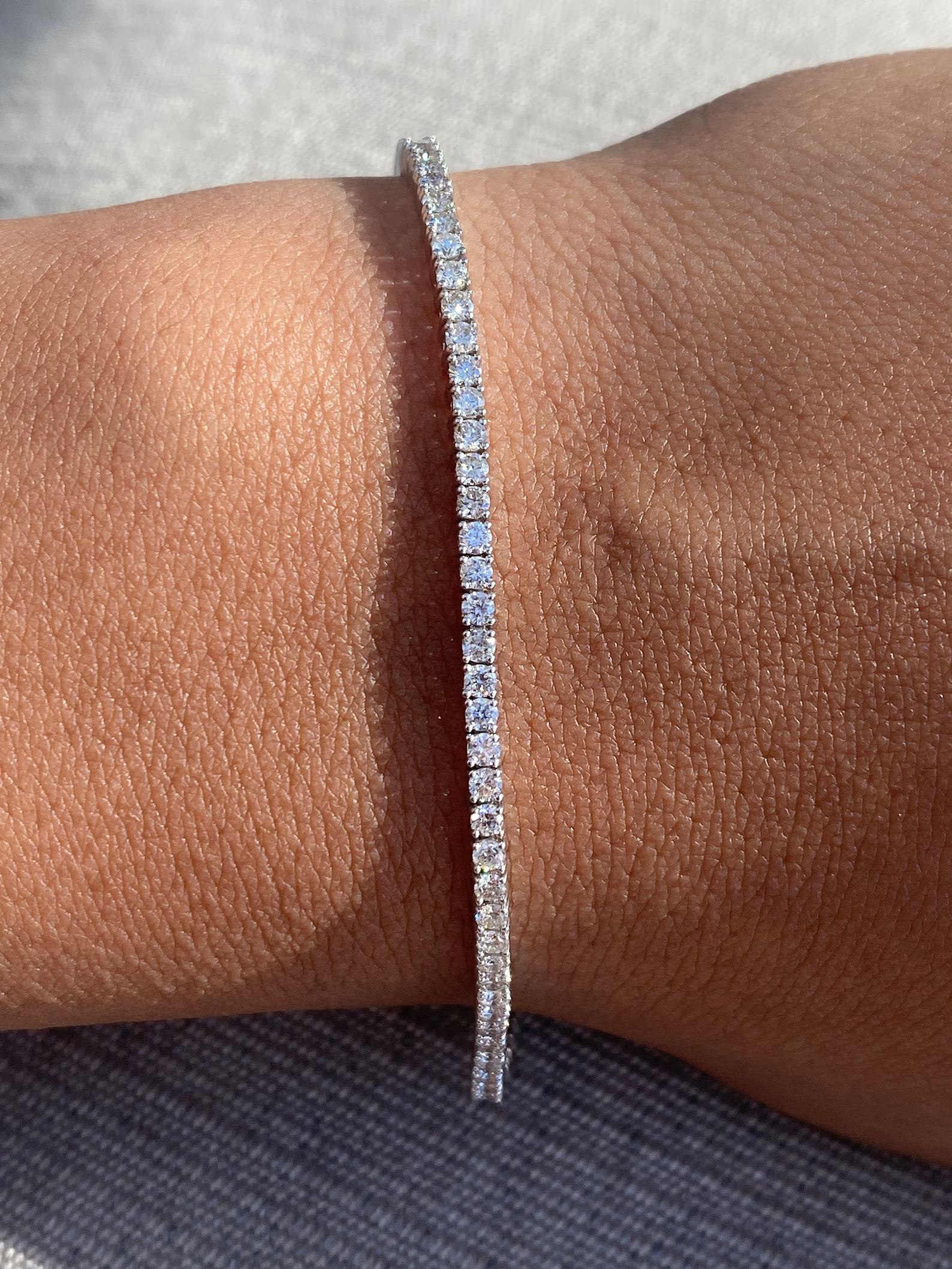 2 Carat Round Diamond Tennis Bracelet