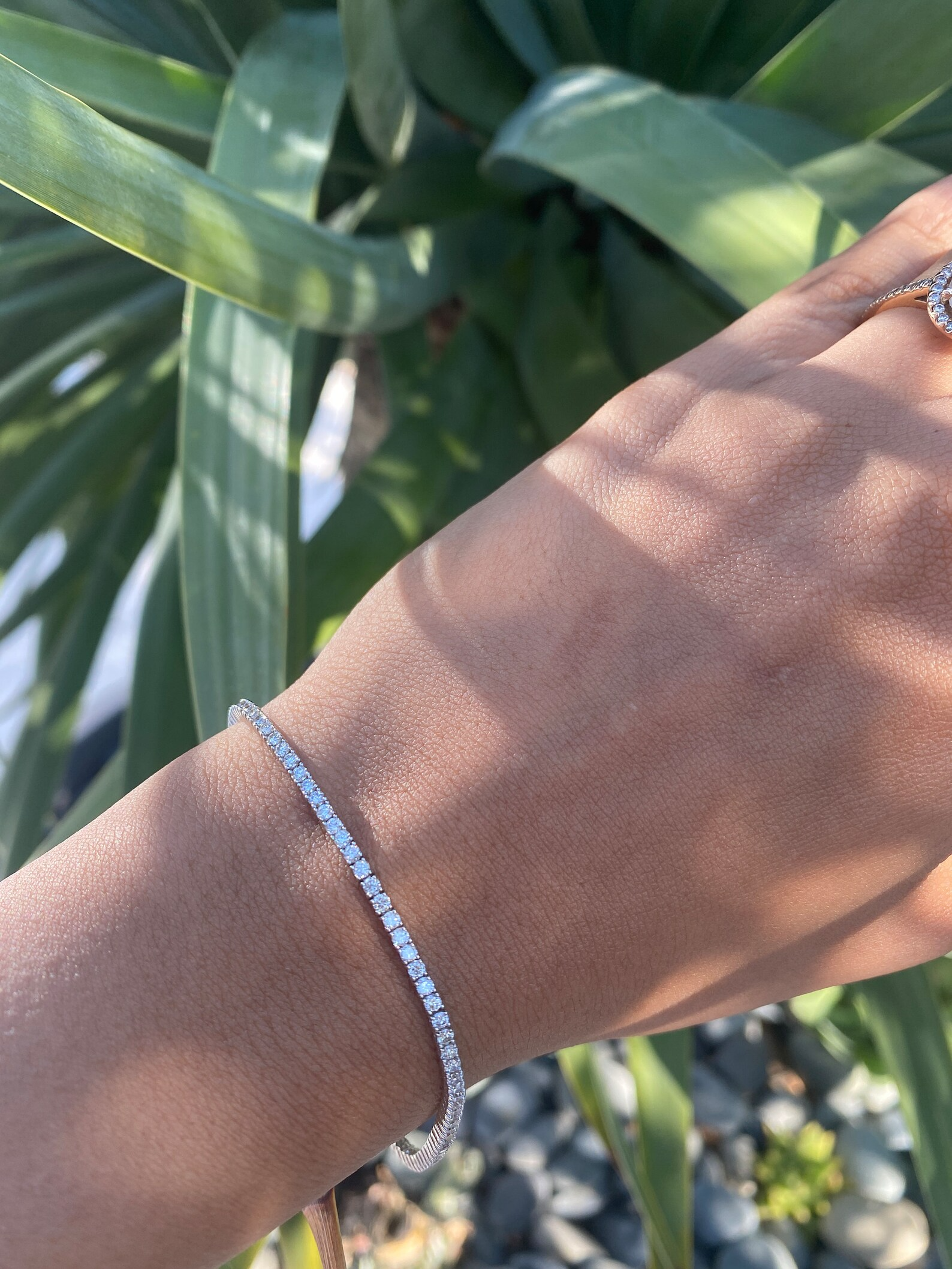 2 Carat Round Diamond Tennis Bracelet