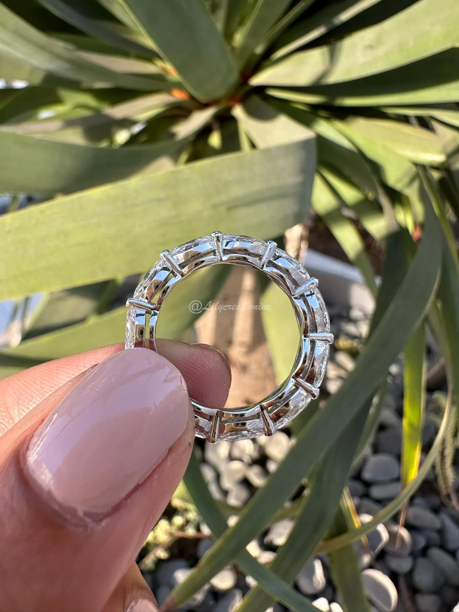 2 Carat Marquee Lab Grown Diamond Eternity Band