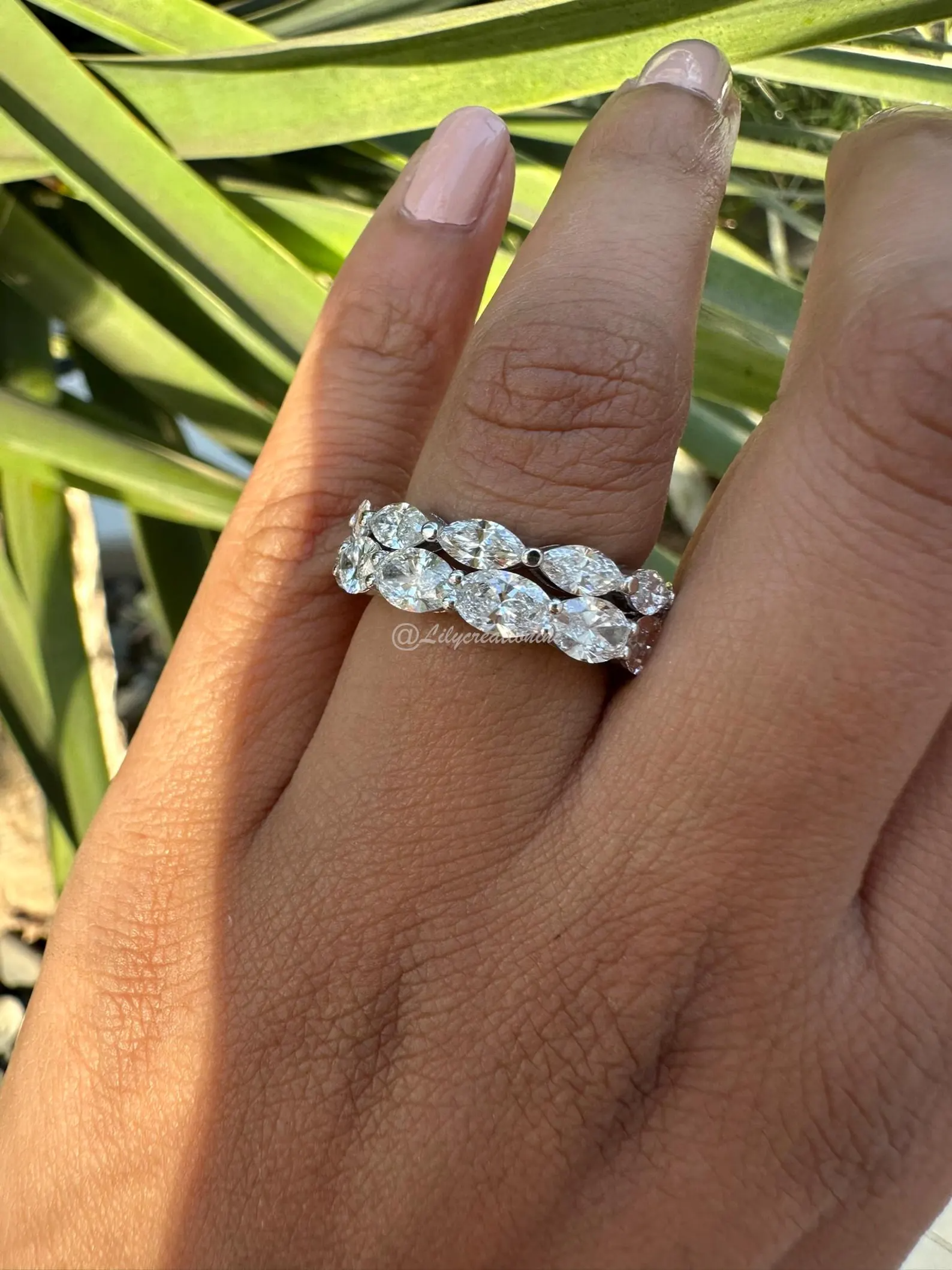 2 Carat Marquee Lab Grown Diamond Eternity Band
