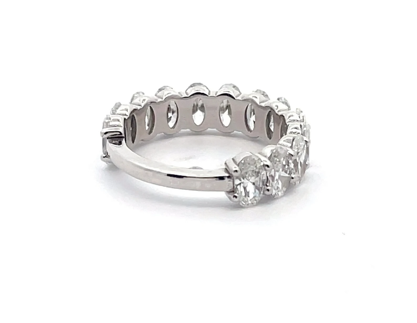 Men's 20 Carat Round Diamond Tennis Necklace