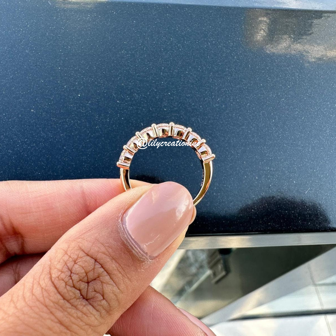 1.5 Carat 7 Stone Diamond Eternity Band