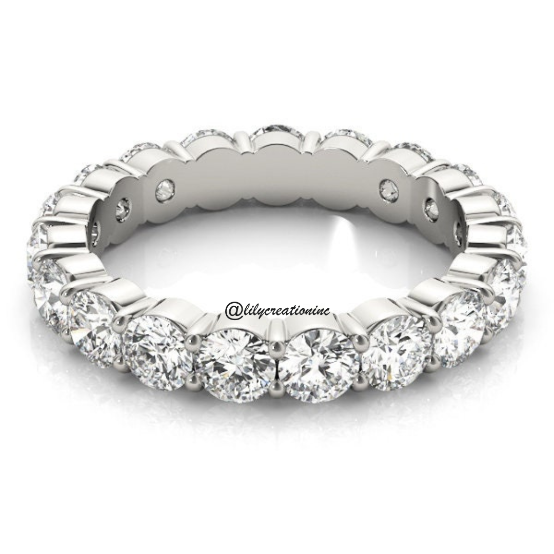 2 Carat Round Diamond Eternity Band