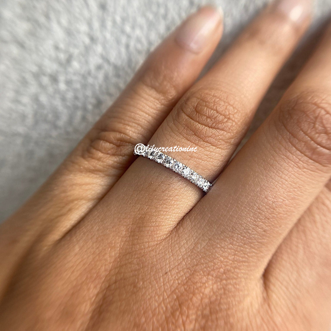 2 Carat Pavé Diamond Eternity Band