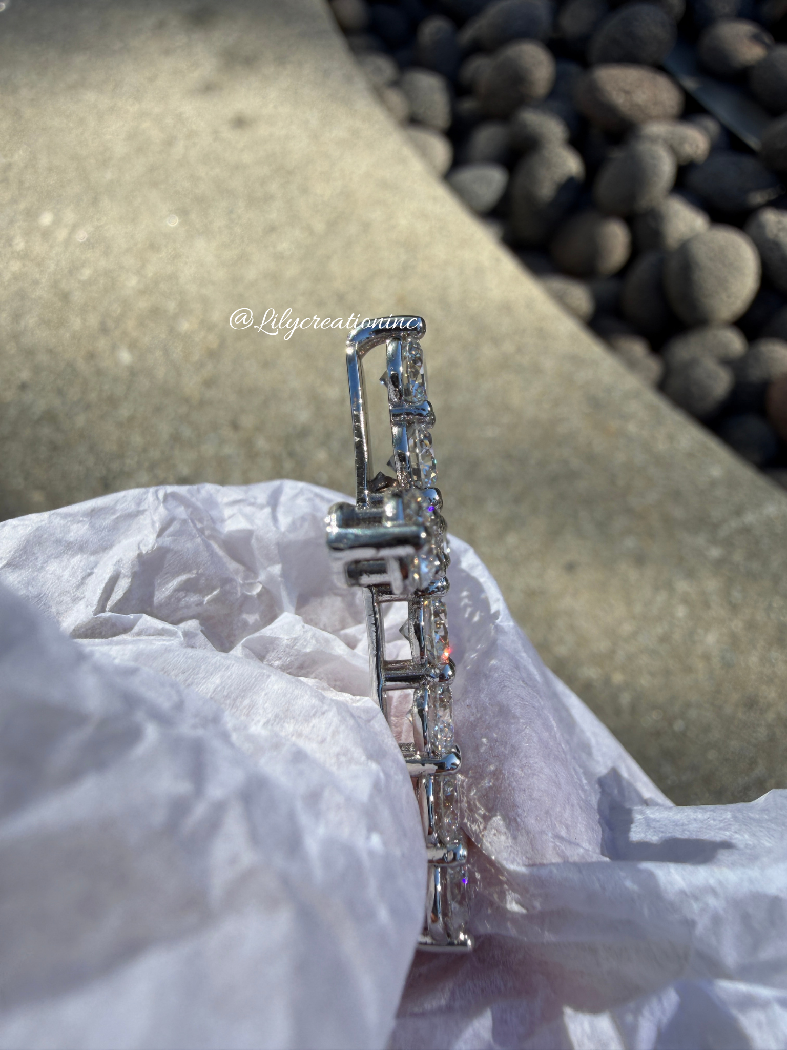 5 Carat Round Lab Grown Diamond Cross Pendant
