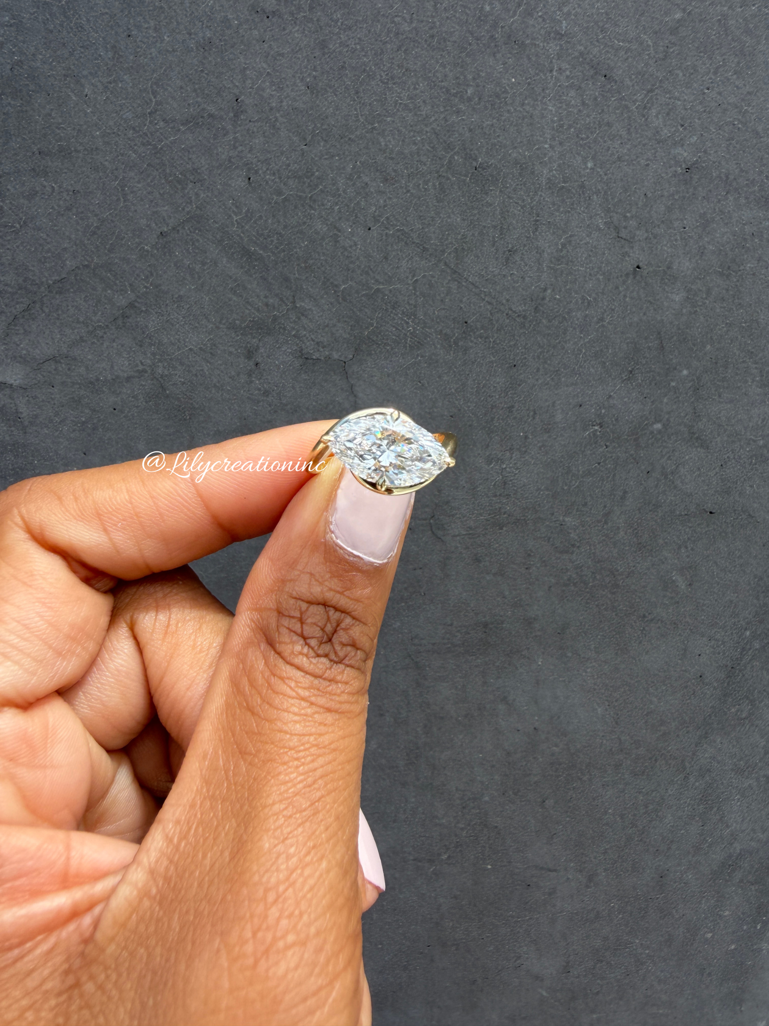 Marquise Solitaire Rapture Lab Grown Diamond Engagement Ring