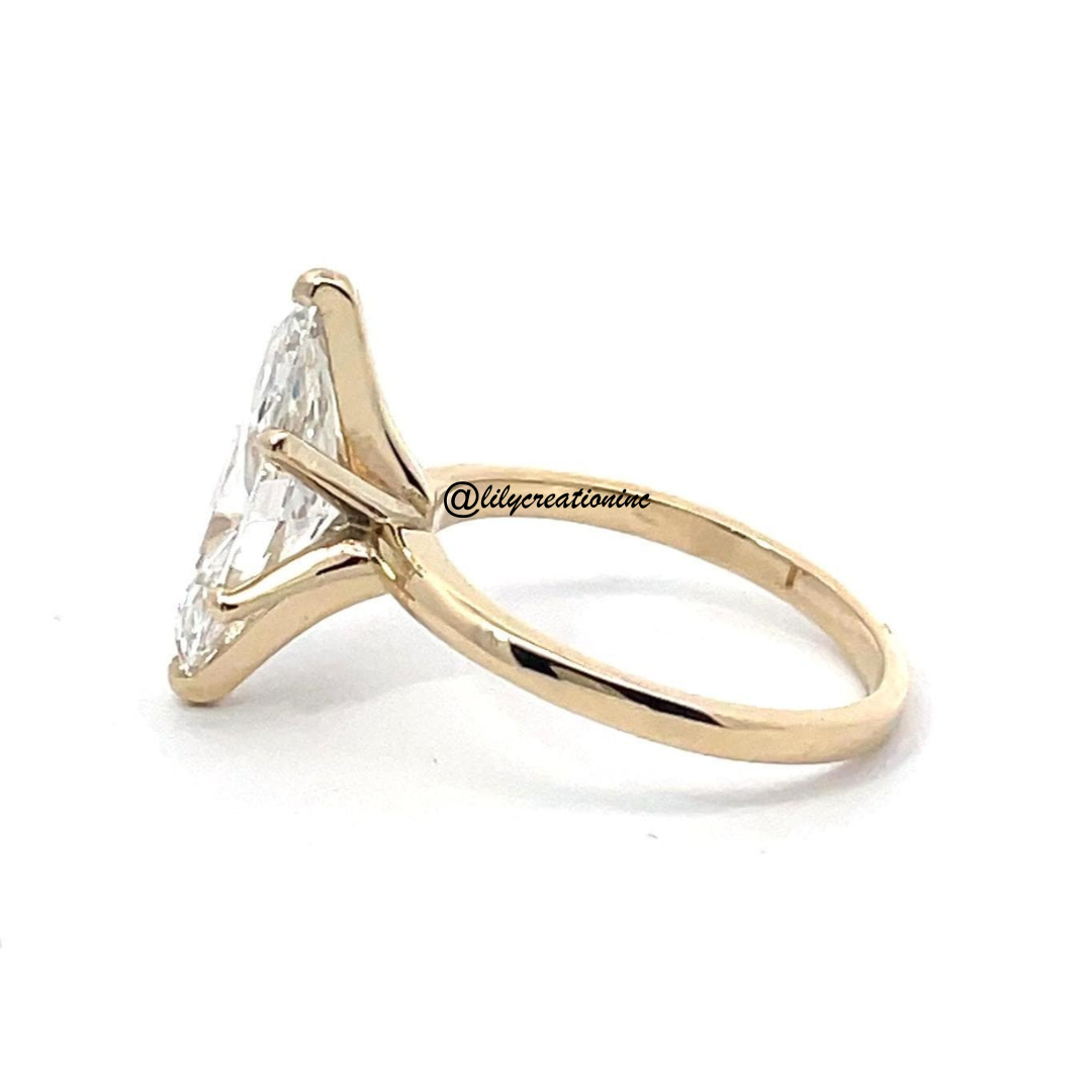 Marquee Diamond Engagement Ring