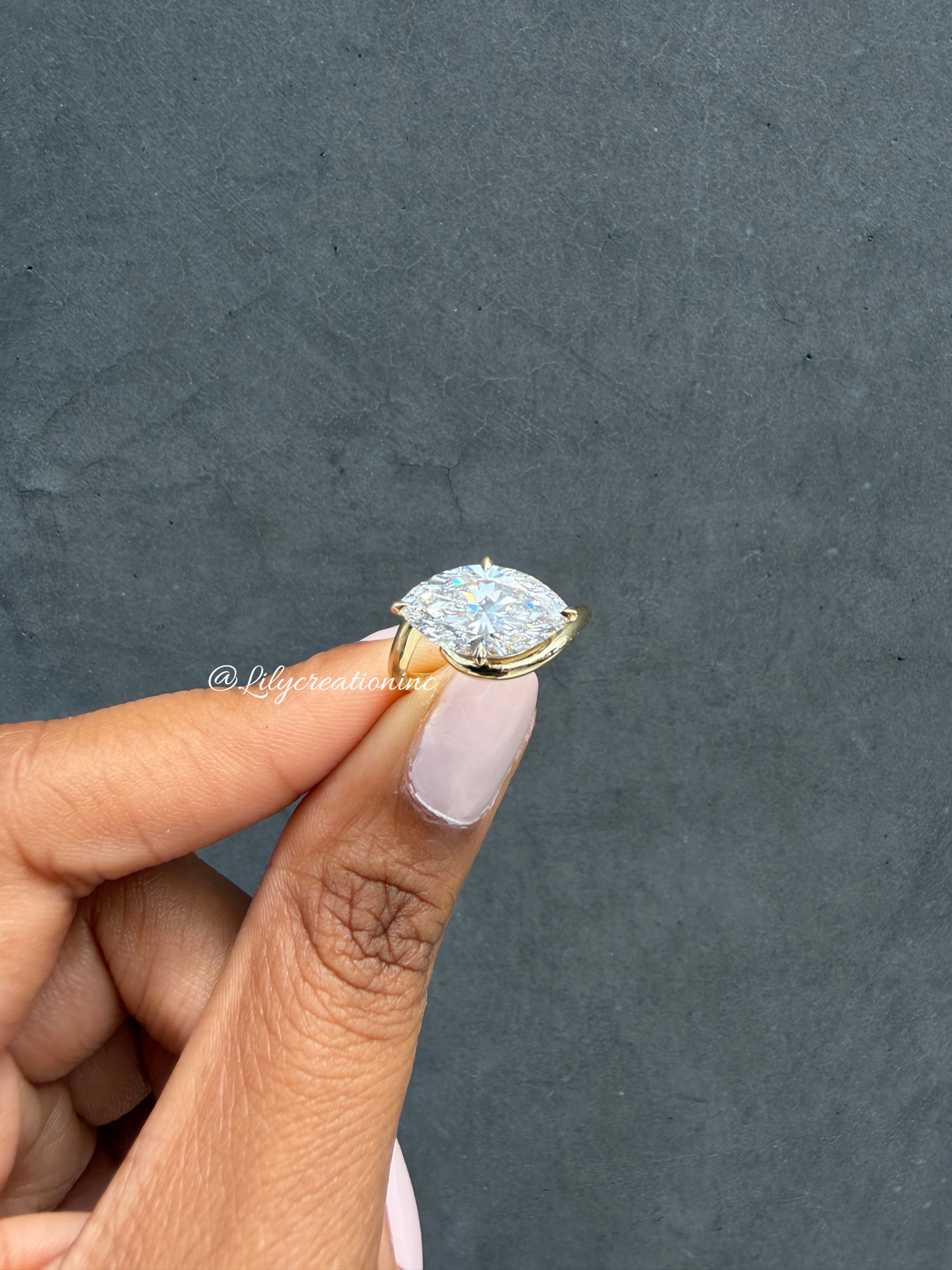 Marquise Solitaire Rapture Lab Grown Diamond Engagement Ring