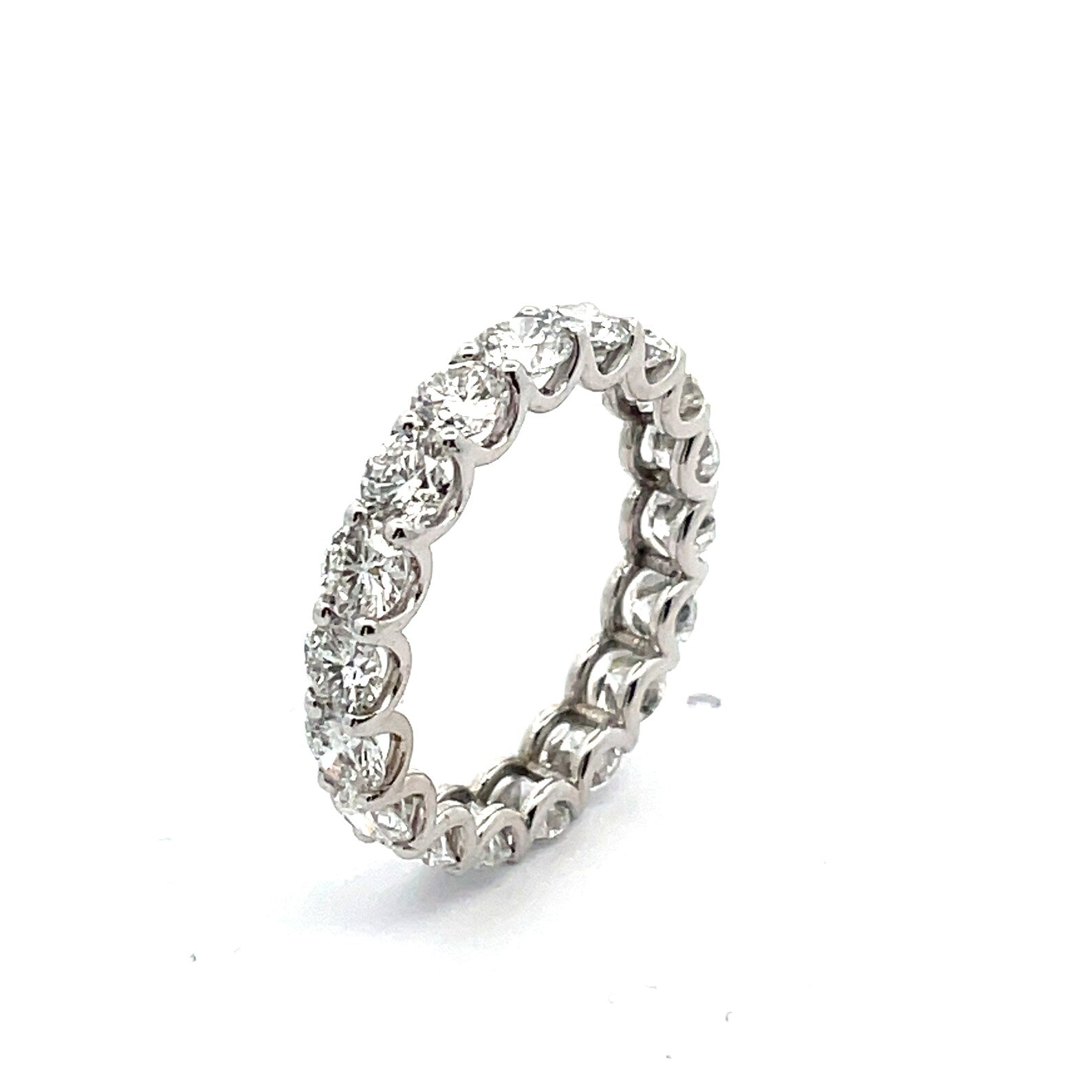 7 Carat Round U-Prong Diamond Eternity Band