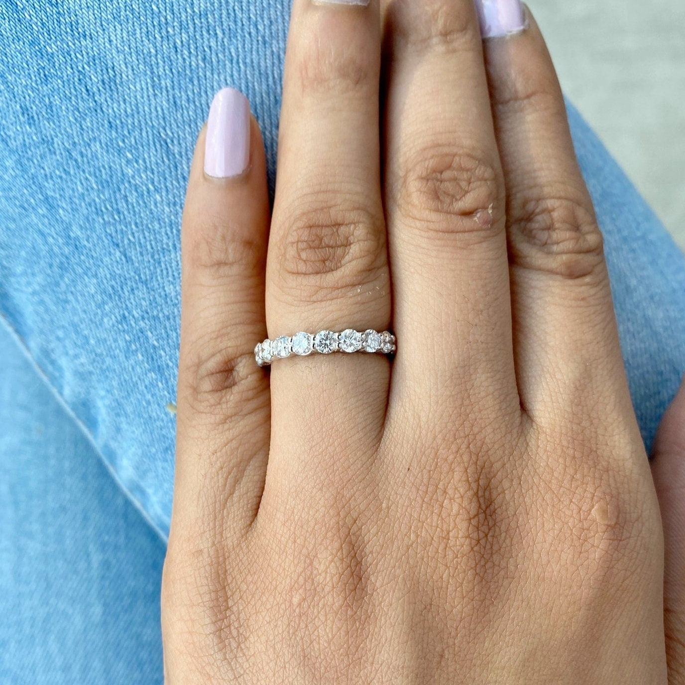 2 Carat Round Diamond Eternity Band