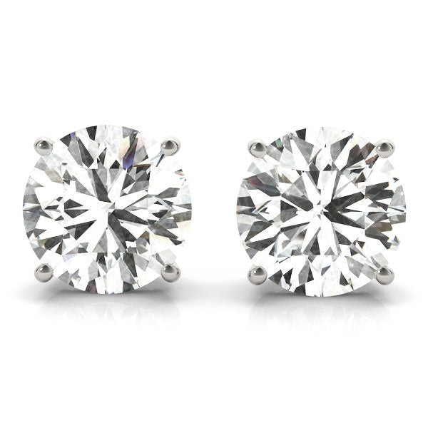 6 Carat Diamond Stud Earrings