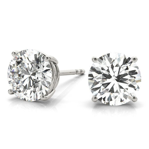 6 Carat Diamond Stud Earrings