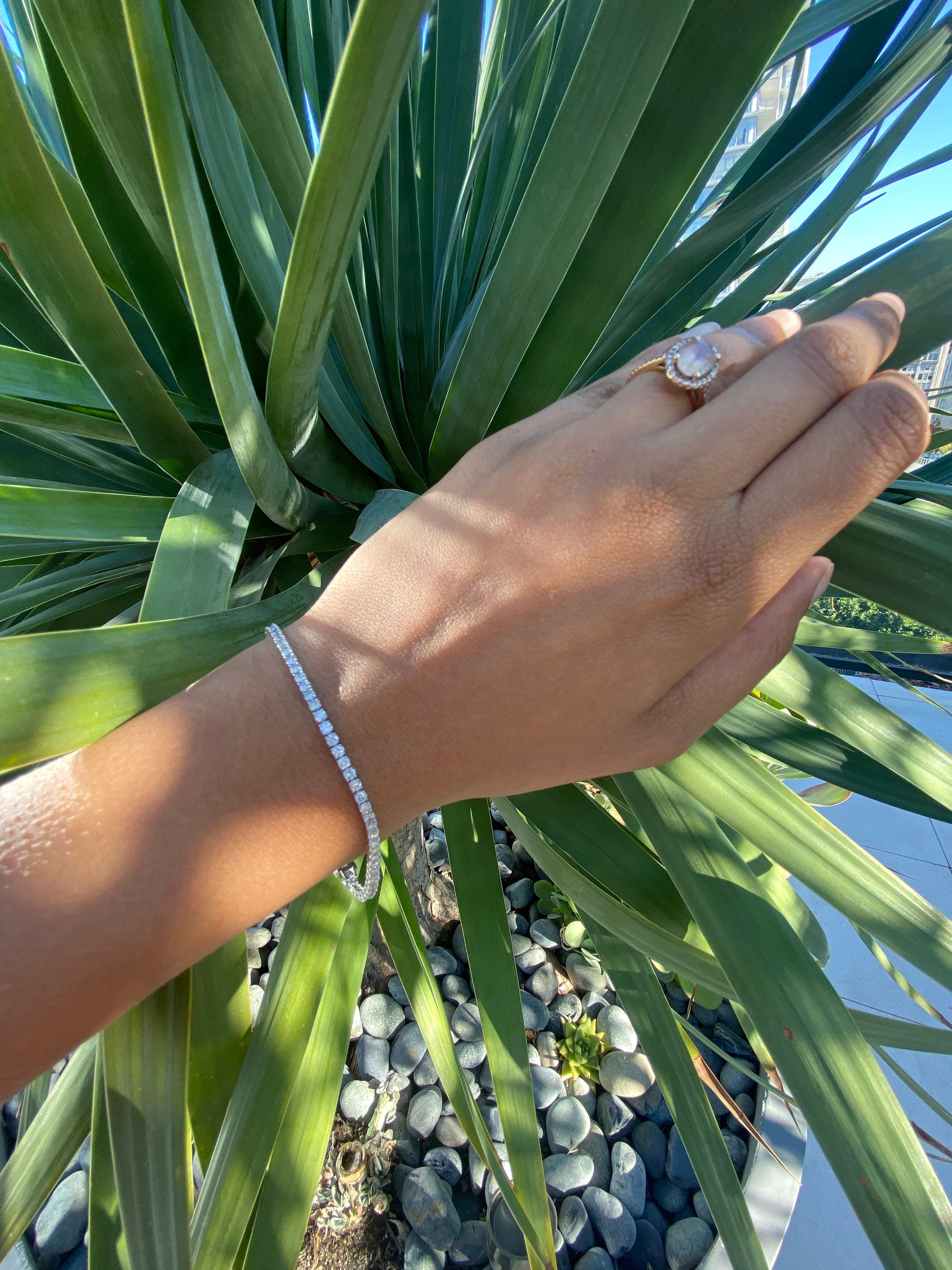 3.5 Carat Round Diamond Tennis Bracelet