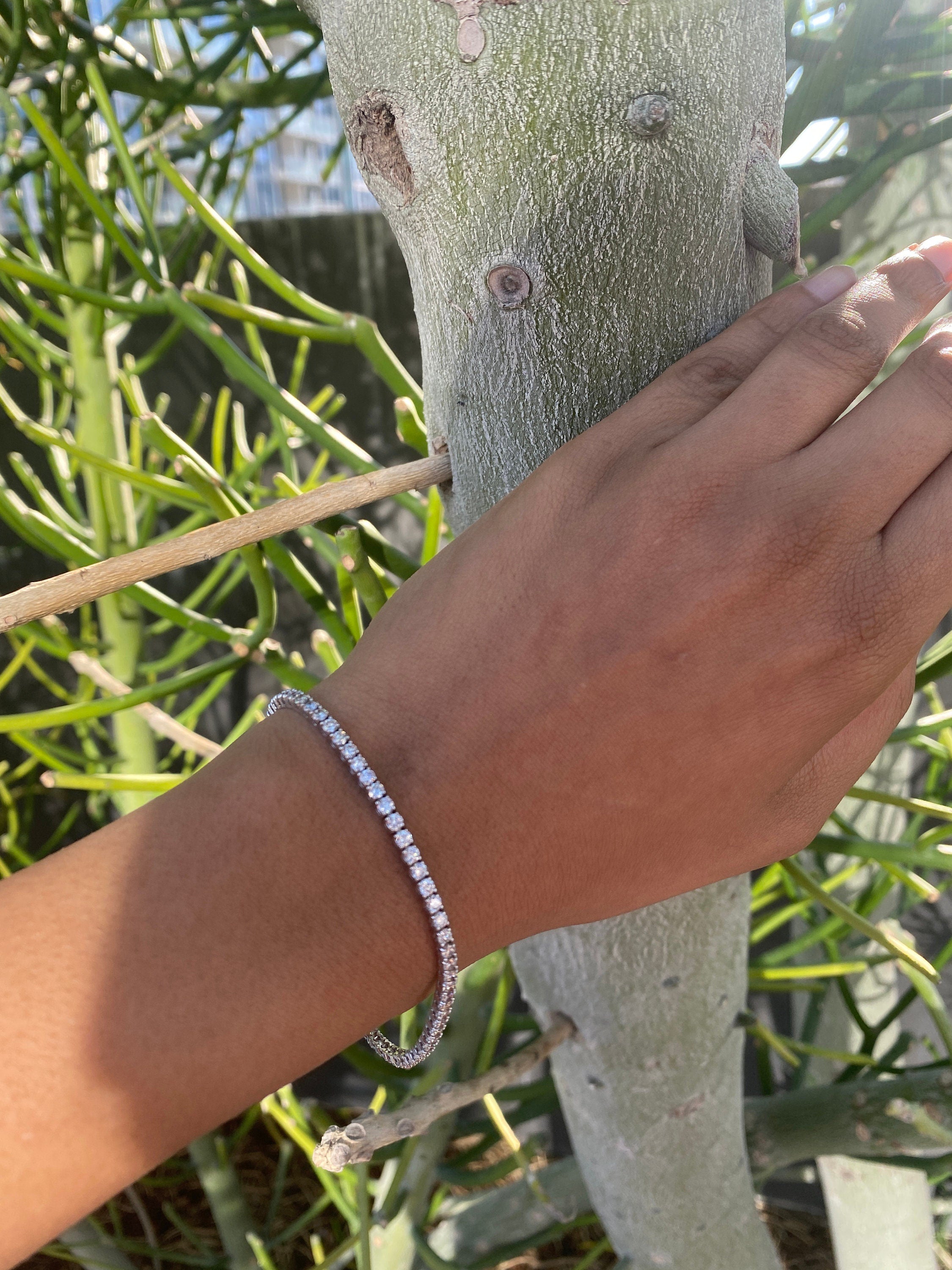 5.50 Carat Round Diamond Tennis Bracelet