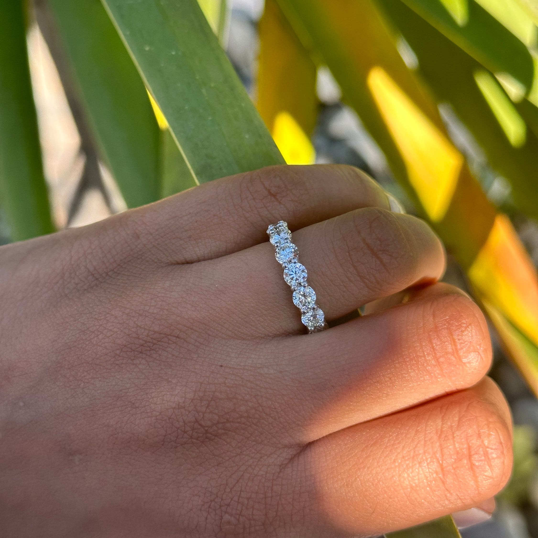 4 Carat Round Diamond Eternity Band