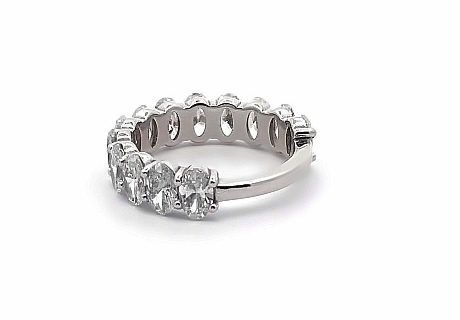 3.5 Carat Oval Diamond Eternity Band