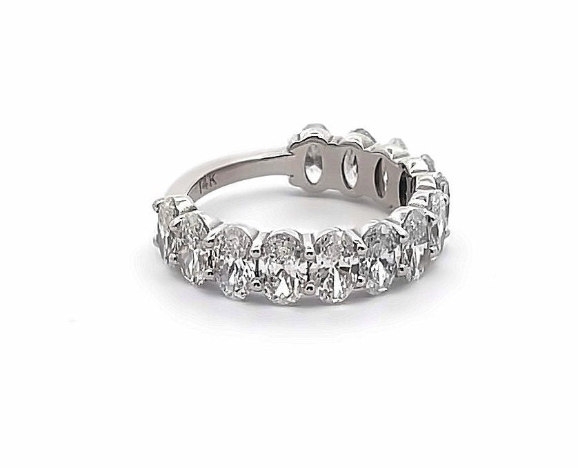 3.5 Carat Oval Diamond Eternity Band