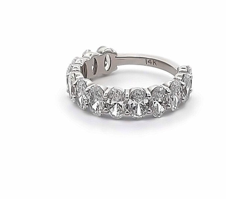 3.5 Carat Oval Diamond Eternity Band
